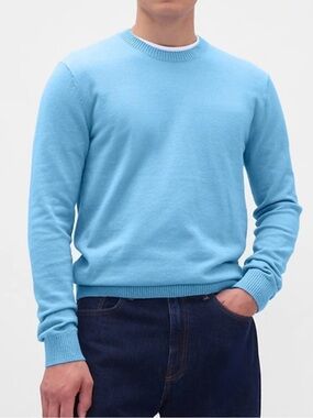 Gap CashSoft Crew Sweater in Bluestone